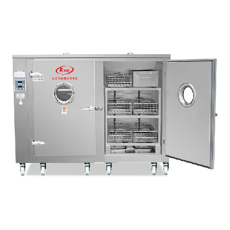 勝利牌 活動車型不銹鋼遠紅外線高溫消毒柜 商用消毒柜廠家