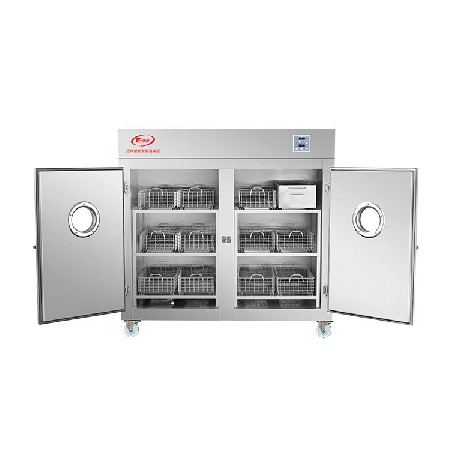 大型雙門遠(yuǎn)紅外線不銹鋼餐具消毒柜酒店廚房消毒柜雙門強(qiáng)力消毒柜