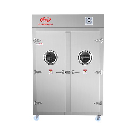 勝利牌遠(yuǎn)紅外線不銹鋼餐具高溫消毒柜 酒店餐廳廚房用雙門消毒柜