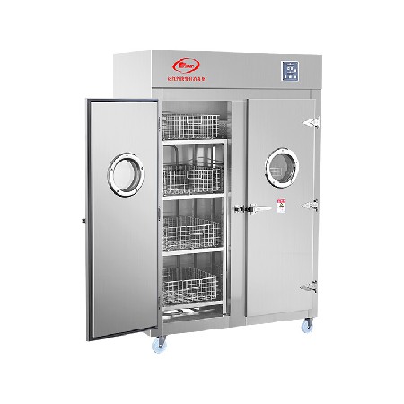 勝利牌遠(yuǎn)紅外線不銹鋼餐具高溫消毒柜 酒店餐廳廚房用雙門消毒柜