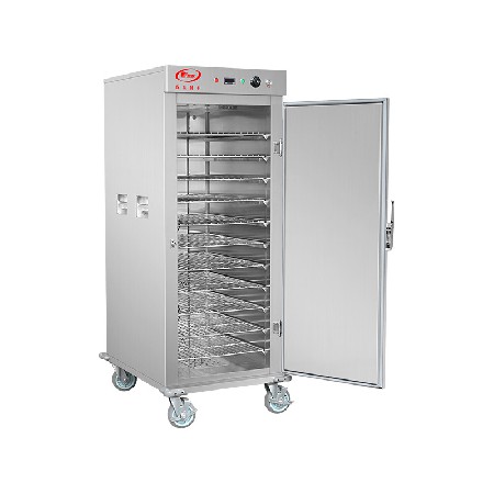 商用不銹鋼11層單門保溫餐柜SLW-11G 酒店食堂保溫車移動保溫柜