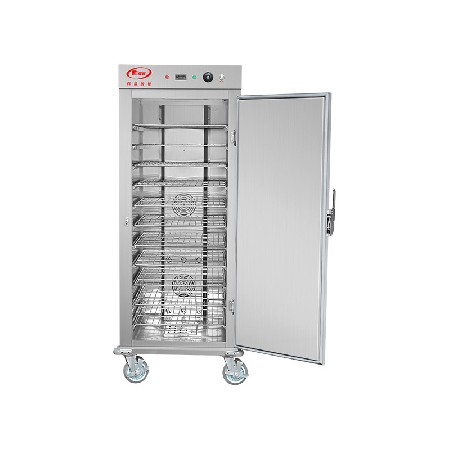 商用不銹鋼11層單門保溫餐柜SLW-11G 酒店食堂保溫車移動保溫柜