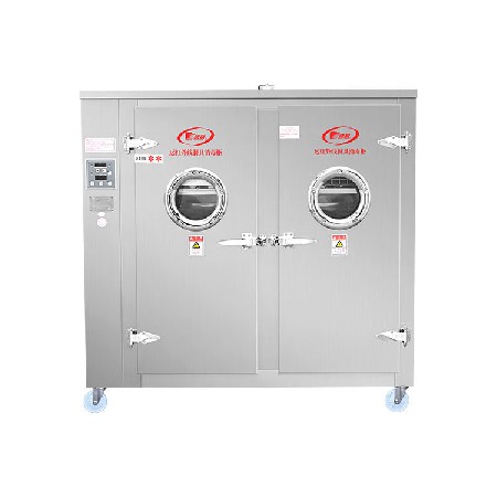 廠家新款火太陽(yáng)遠(yuǎn)紅外線不銹鋼餐具雙門消毒柜適用學(xué)校單位食堂