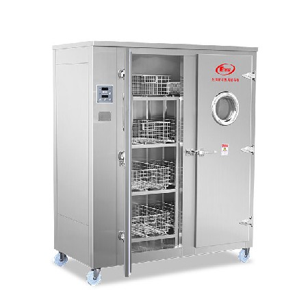 廠家新款不銹鋼遠(yuǎn)紅外線酒樓餐廳廚房雙門消毒柜餐具二星級(jí)消毒柜